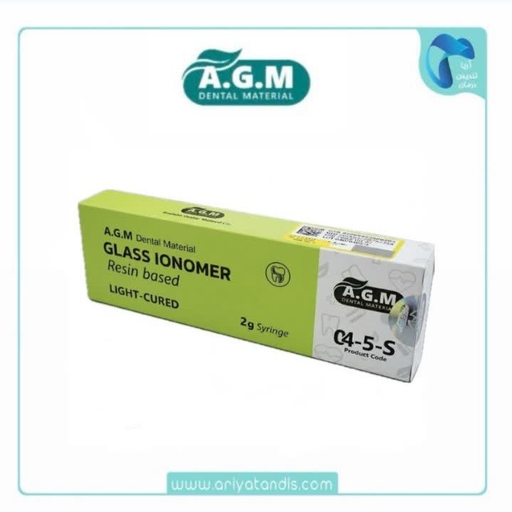 سمان گلس آینومر سرنگی لایت کیور AGM