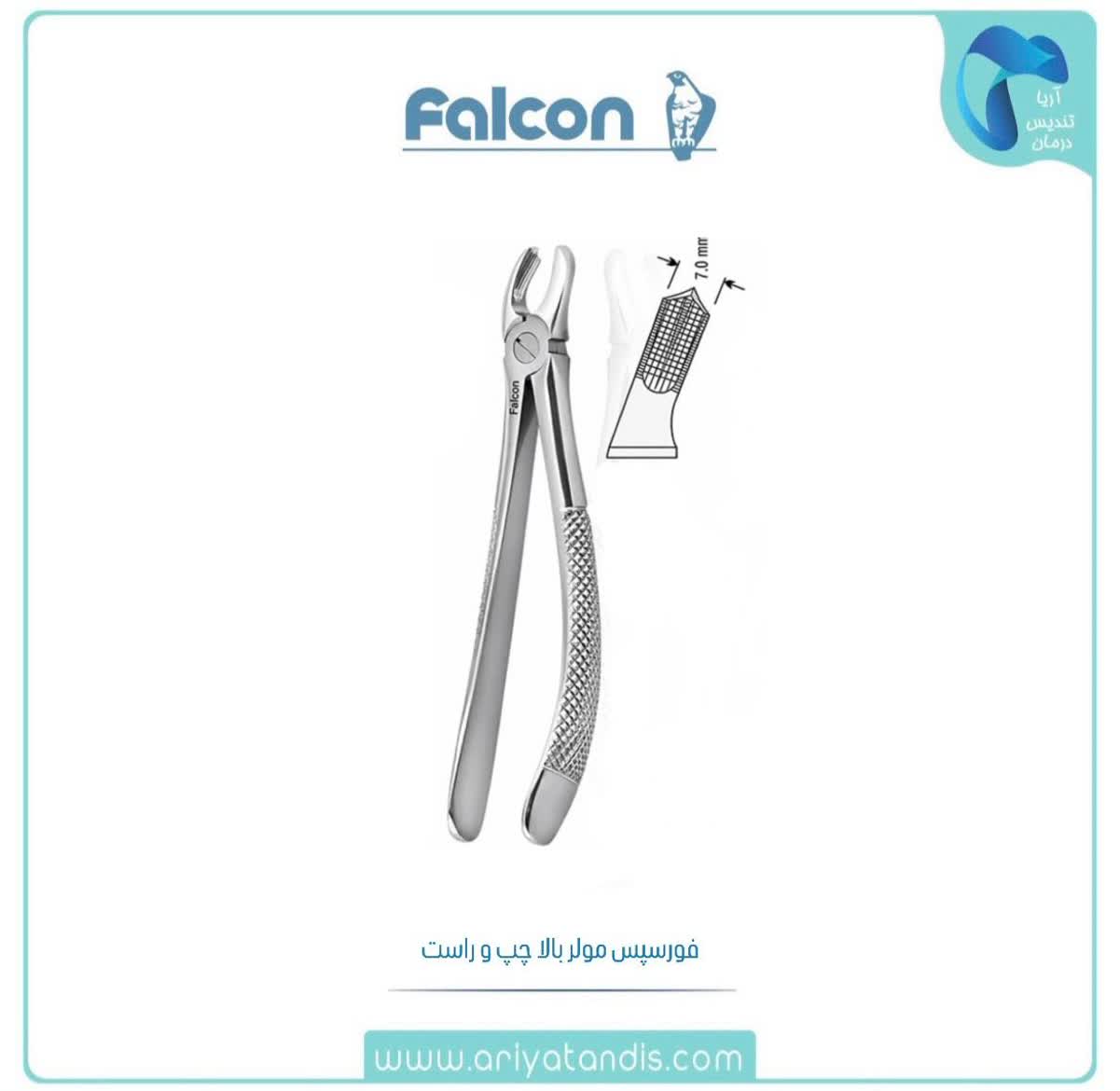 فورسپس مولر بالا چپ و راست فالکن Falcon