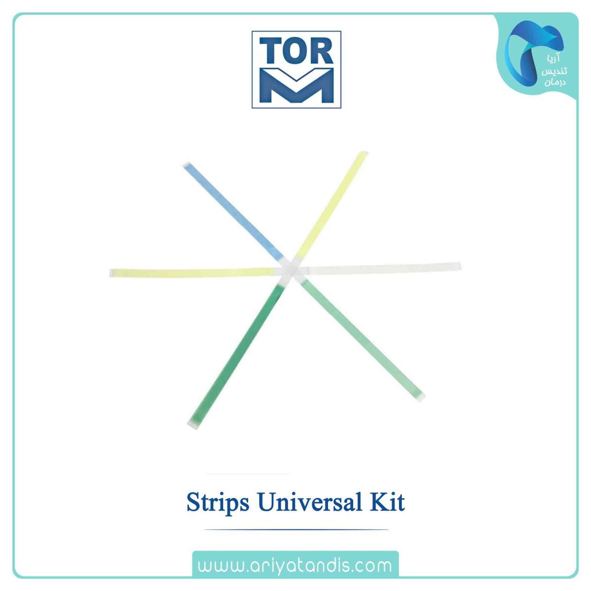 قیمت کیت استریپ و نوار پرداخت کامپوزیت تور وی ام 4 رنگ ،TOR VM Strips Universal Kit