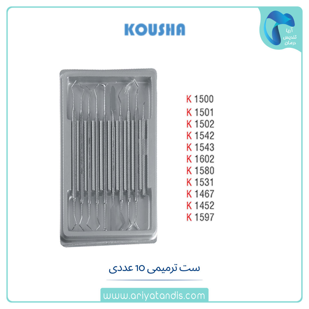 ست ترمیمی 10عددی کوشا Kousha